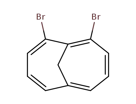 Molecular Structure of 5896-04-8 (Bicyclo[4.4.1]undeca-1,3,5,7,9-pentaene, 2,10-dibromo-)