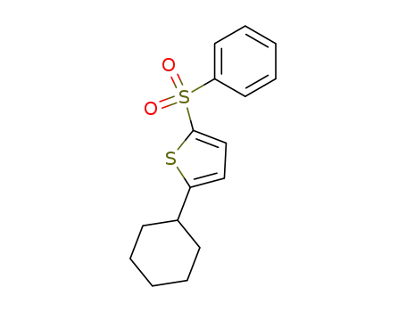 5-cyclohexyl-2-phenylsulphonylthiophen