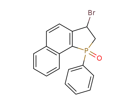 1H-Benzo[g]phosphindole, 3-bromo-2,3-dihydro-1-phenyl-, 1-oxide