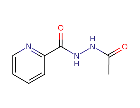 Molecular Structure of 17433-31-7 (1-Acetyl-2-picolinoylhydrazine)