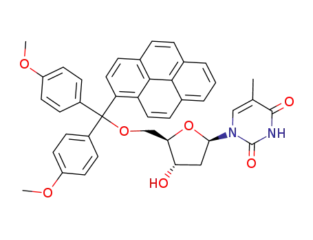 1-{(2R,4S,5R)-5-[Bis-(4-methoxy-phenyl)-pyren-1-yl-methoxymethyl]-4-hydroxy-tetrahydro-furan-2-yl}-5-methyl-1H-pyrimidine-2,4-dione