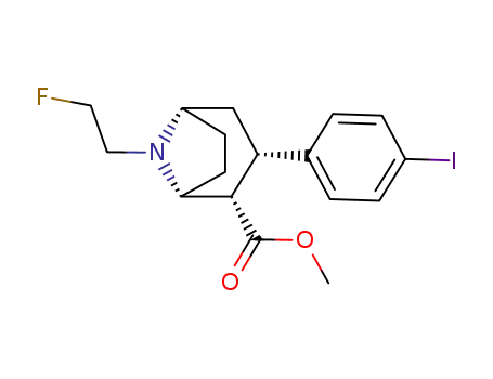 8-아자비시클로[3.2.1]옥탄-2-카르복실산, 8-(2-플루오로에틸)-3-(4-요오도페닐)-, 메틸 에스테르, (1R, 2S, 3S, 5S)-