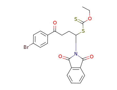 S-[4-(4-bromo-phenyl)-1-(1,3-dioxo-1,3-dihydroisoindol-2-yl)-4-oxo-butyl]-O-ethyl dithiocarbonate