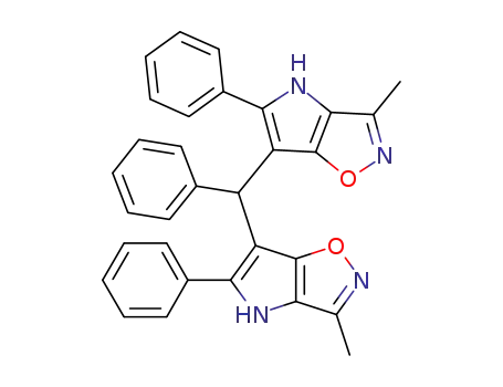 3-methyl-6-[(3-methyl-5-phenyl-4H-pyrrolo[2,3-d]isoxazol-6-yl)(phenyl)methyl]-5-phenyl-4H-pyrrolo[2,3-d]isoxazole