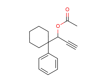 1-(1-phenylcyclohexyl)prop-2-yn-1-yl acetate