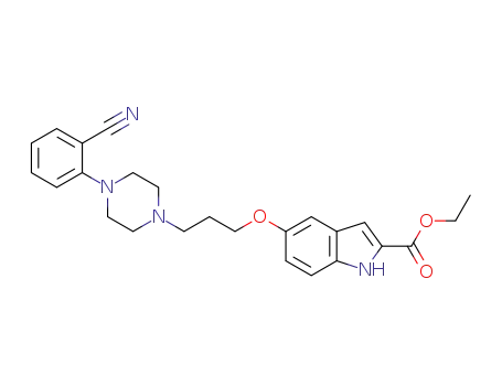 ethyl 5-(3-(4-(2-cyanophenyl)piperazin-1-yl)propoxy)-1H-indole-2-carboxylate