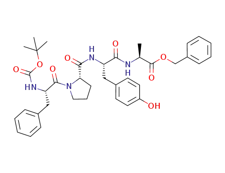C<sub>38</sub>H<sub>46</sub>N<sub>4</sub>O<sub>8</sub>
