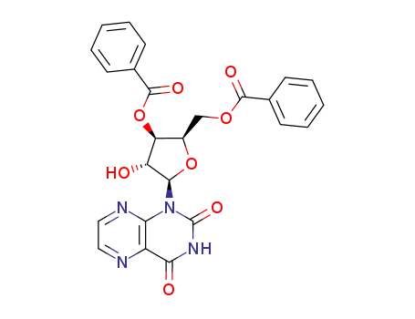 1-(3,5-di-O-benzoyl-β-D-xylofuranosyl)-lumazine
