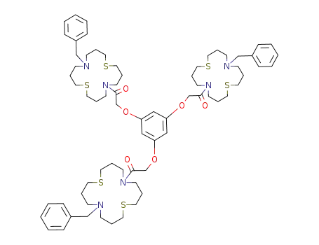 1-(13-Benzyl-1,9-dithia-5,13-diaza-cyclohexadec-5-yl)-2-{3,5-bis-[2-(13-benzyl-1,9-dithia-5,13-diaza-cyclohexadec-5-yl)-2-oxo-ethoxy]-phenoxy}-ethanone