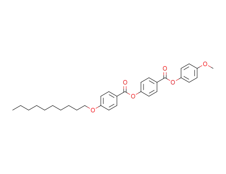 Molecular Structure of 1225181-85-0 (4-methoxyphenyl 4'-[4''-(decyloxy)benzoyloxy]benzoate)