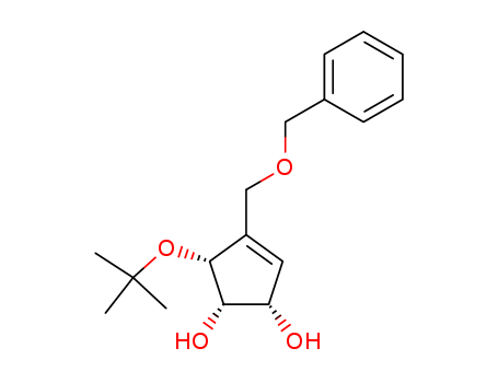 3-Cyclopentene-1,2-diol, 5-(1,1-dimethylethoxy)-4-[(phenylmethoxy)methyl]-, (1S,2S,5R)- manufacturer