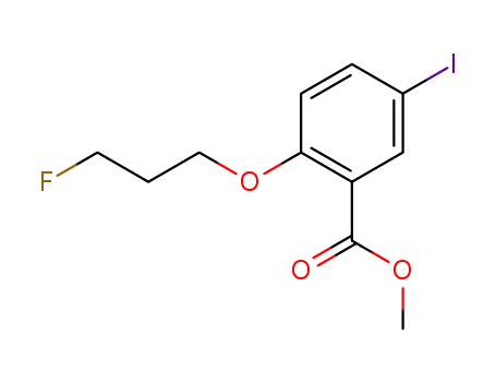 Benzoic acid, 2-(3-fluoropropoxy)-5-iodo-, methyl ester