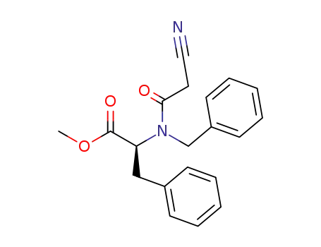 (S)-2-[Benzyl-(2-cyano-acetyl)-amino]-3-phenyl-propionic acid methyl ester