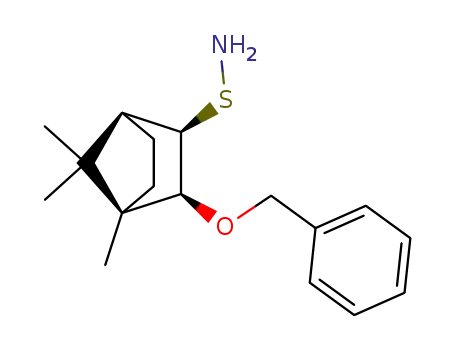S-((1S,2R,3S,4R)-3-Benzyloxy-4,7,7-trimethyl-bicyclo[2.2.1]hept-2-yl)-thiohydroxylamine