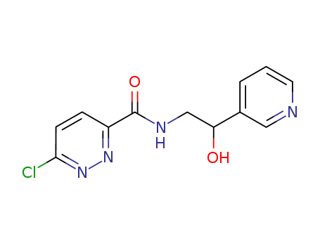 6-chloropyridazine-3-carboxylic acid (2-hydroxy-2-pyridine-3-ylethyl)amide