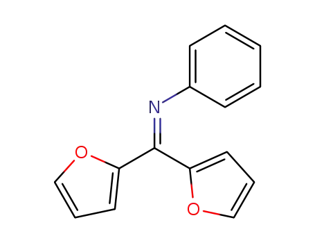 N-<di(2-furanyl)methylene>aniline