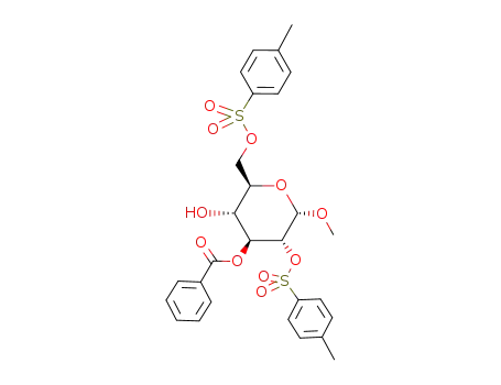 .alpha.-D-글루코피라노사이드, 메틸, 3-벤조에이트 2,6-비스(4-메틸벤젠설포네이트)