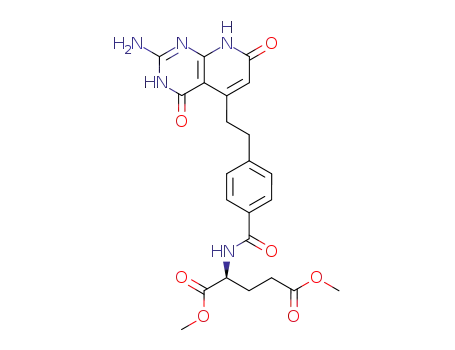 (S)-2-{4-[2-(2-Amino-4,7-dioxo-3,4,7,8-tetrahydro-pyrido[2,3-d]pyrimidin-5-yl)-ethyl]-benzoylamino}-pentanedioic acid dimethyl ester