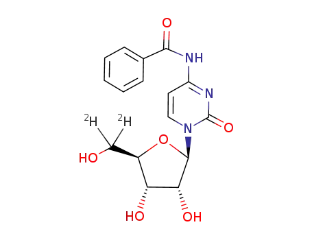 <5'-(2)H2>-N<sup>4</sup>-Benzoylcytidine