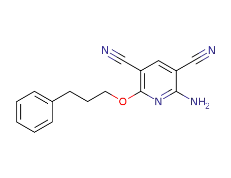 2-amino-6-(3-phenylpropoxy)pyridine-3,5-dicarbonitrile