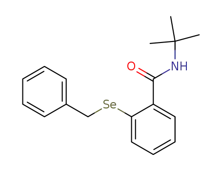 Benzamide, N-(1,1-dimethylethyl)-2-[(phenylmethyl)seleno]-