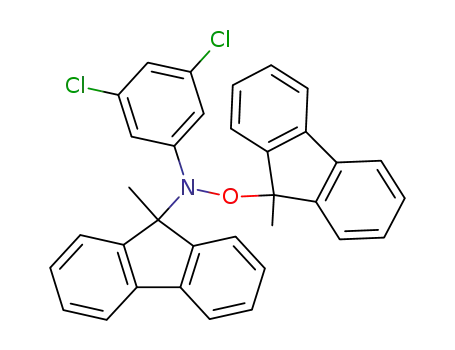 Molecular Structure of 60930-47-4 (N-(3,5-dichlorophenyl)-9-methyl-N-[(9-methyl-9H-fluoren-9-yl)oxy]-9H-fluoren-9-amine)