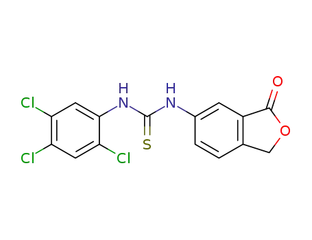 1-(2,4,5-trichlorophenyl)-3-(3-oxo-1,3-dihydroisobenzofuran-5-yl)thiourea