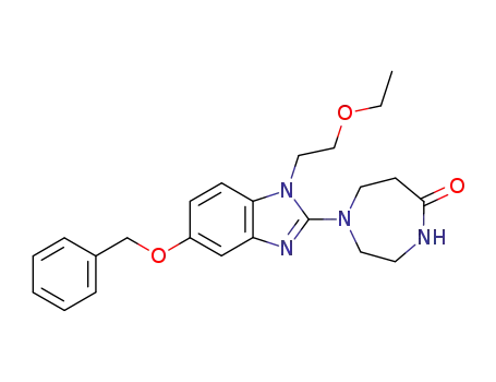 1-(2-ethoxyethyl)-2-(hexahydro-5-oxo-1H-1,4-diazepin-1-yl)-5-phenylmethoxy-1H-benzimidazole