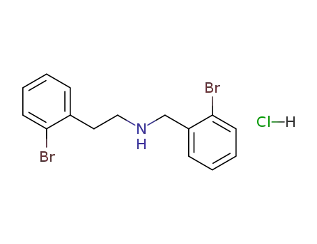 Molecular Structure of 97456-86-5 (Benzeneethanamine, 2-bromo-N-[(2-bromophenyl)methyl]-,
hydrochloride)