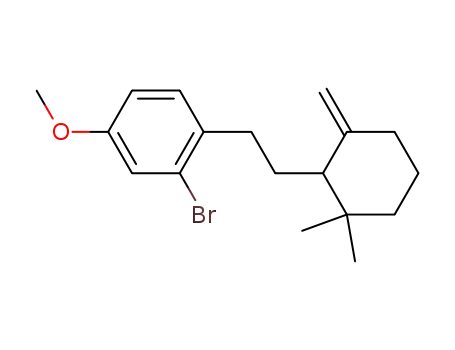 2-[2-(2-Bromo-4-methoxyphenyl)ethyl]-3,3-dimethyl-1-methylenecyclohexane