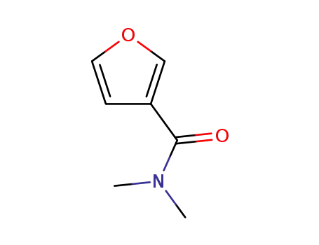 Molecular Structure of 14757-80-3 (3-Furancarboxamide, N,N-dimethyl-)