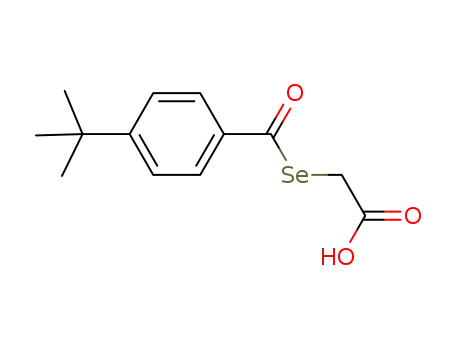 Molecular Structure of 1204480-61-4 ((4-tert-butylbenzoylselenyl)acetic acid)