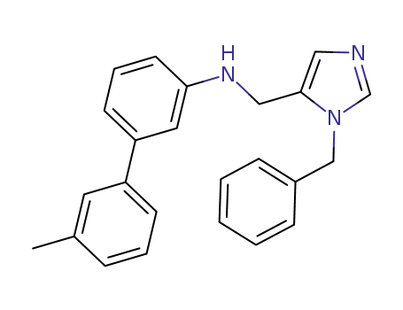 (3-benzyl-3H-imidazol-4-ylmethyl)-(3'-methyl-biphenyl-3-yl)-amine
