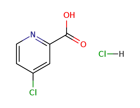 Molecular Structure of 1036648-06-2 (4-Chloropicolinic Acid Hydrochloride)