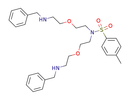 N,N-Bis-[2-(2-benzylamino-ethoxy)-ethyl]-4-methyl-benzenesulfonamide