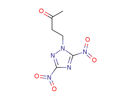 Molecular Structure of 60728-90-7 (2-Butanone, 4-(3,5-dinitro-1H-1,2,4-triazol-1-yl)-)