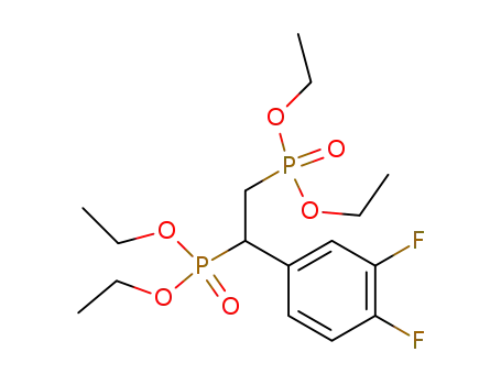 [2-(Diethoxy-phosphoryl)-2-(3,4-difluoro-phenyl)-ethyl]-phosphonic acid diethyl ester