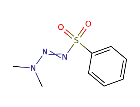 Molecular Structure of 65651-93-6 (1-Triazene, 3,3-dimethyl-1-(phenylsulfonyl)-)