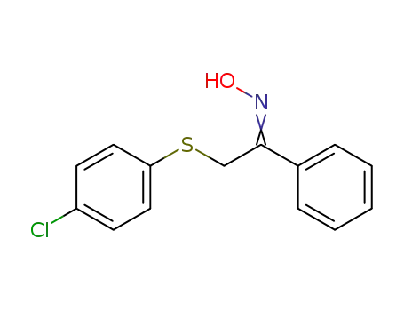 2-(4-Chloro-phenylsulfanyl)-1-phenyl-ethanone oxime