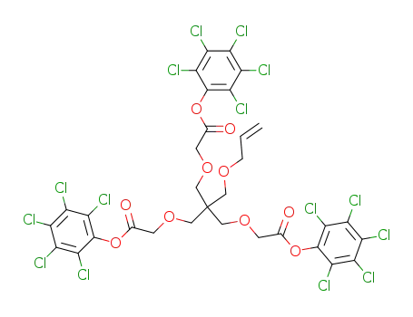 (2-Allyloxymethyl-3-pentachlorophenyloxycarbonylmethoxy-2-pentachlorophenyloxycarbonylmethoxymethyl-propoxy)-acetic acid pentachlorophenyl ester