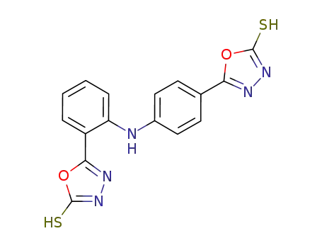 5-{2-[4-(5-mercapto-1,3,4-oxadiazol-2-yl)phenylamino]phenyl}-1,3,4-oxadiazole-2-thiol
