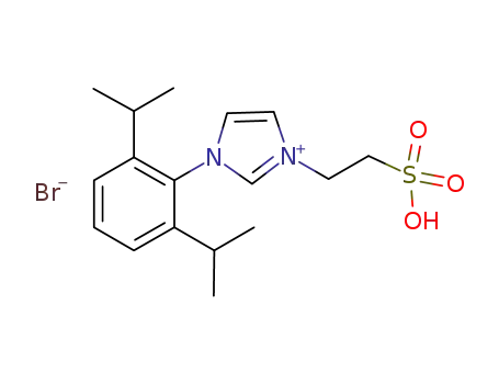 2-[1-(2,6-diisopropylphenyl)-1H-imidazol-3-ium-3-yl]ethane-1-sulfonate hydrogen bromide