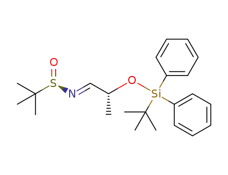 (R,E)-N-((R)-2-(tert-butyldiphenylsilyloxy)propylidene)-2-methylpropane-2-sulfinamide