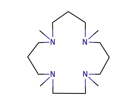 Molecular Structure of 98515-23-2 (1,4,8,12-Tetraazacyclopentadecane, 1,4,8,12-tetramethyl-)