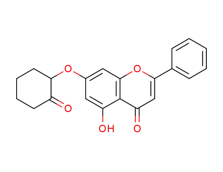 4H-1-Benzopyran-4-one, 5-hydroxy-7-[(2-oxocyclohexyl)oxy]-2-phenyl-