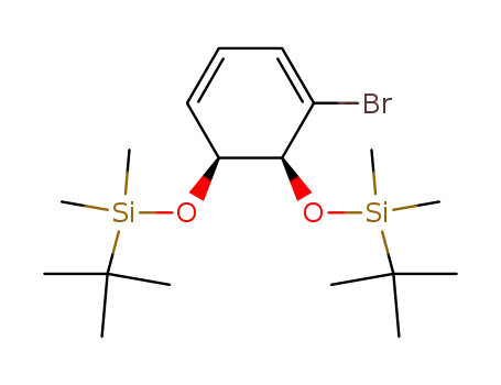 (1S,2S)-1,2-di-tert-butyldimethylsiloxy-3-bromocyclohexa-3,5-diene