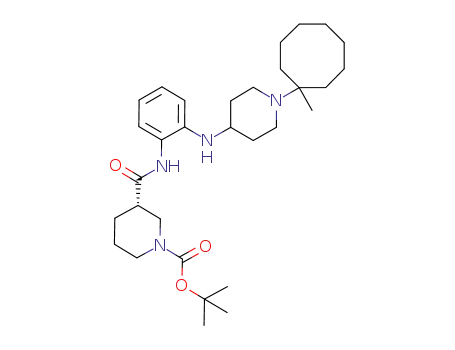 tert-butyl (3S)-3-{[(2-{[1-(1-methylcyclooctyl)-4-piperidinyl]amino}-phenyl)amino]carbonyl}-1-piperidinecarboxylate