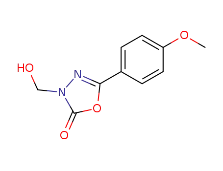 3-Hydroxymethyl-5-(4-methoxy-phenyl)-3H-[1,3,4]oxadiazol-2-one