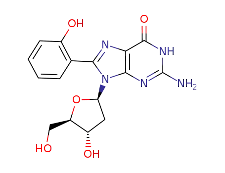 Guanosine, 2'-deoxy-8-(2-hydroxyphenyl)-