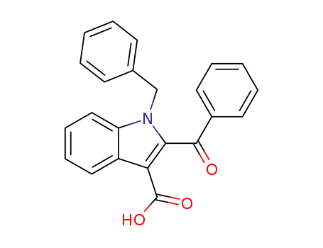 1H-Indole-3-carboxylic acid, 2-benzoyl-1-(phenylmethyl)-